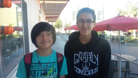 Dylan Mai and Moses Gonzales were the people in charge of the first MCHS talent show.