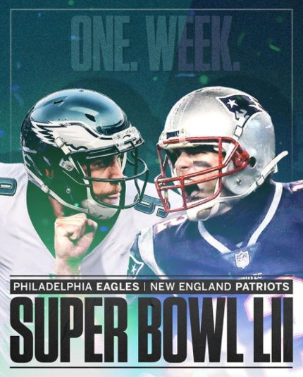 Super Bowl Promotional Poster