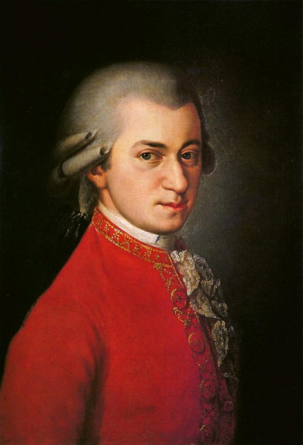 Mozart, the musical genius of the 17th century. 