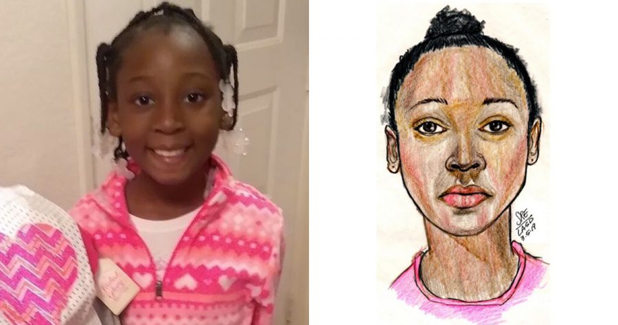 Trinity Love Jones, pictured above, was last seen with her mother hours before her murder.