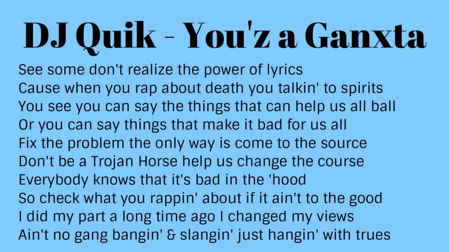 These are only some examples of underground rap and the touching lyrics associated with them.