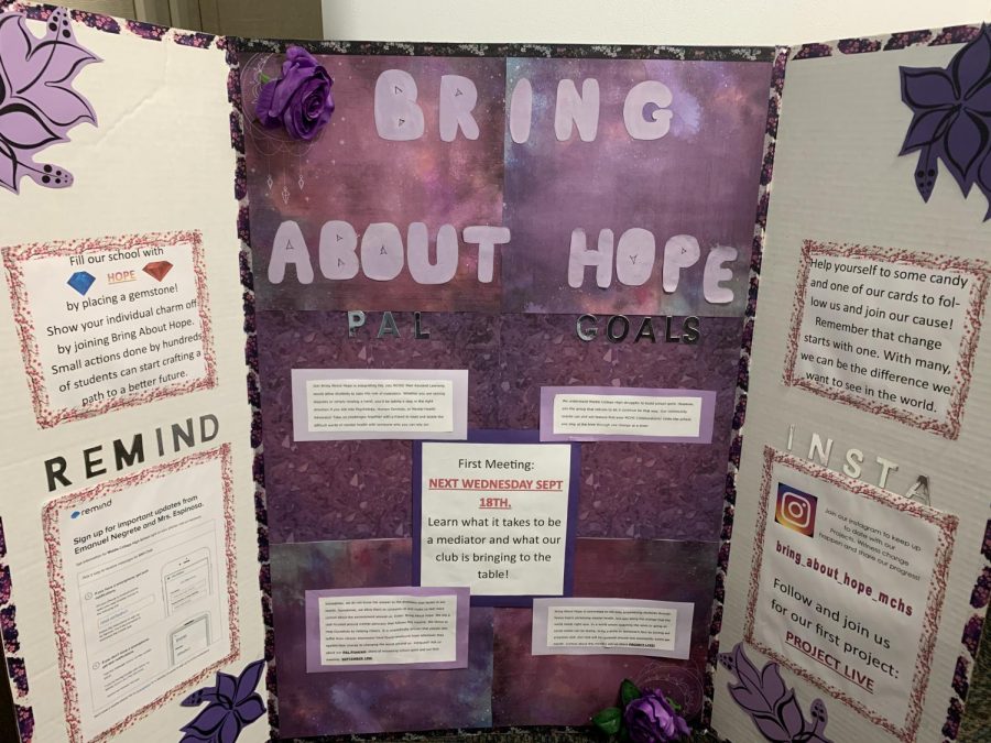 Bring about Hope is a new club here at Middle College with hopes of helping out the student body.