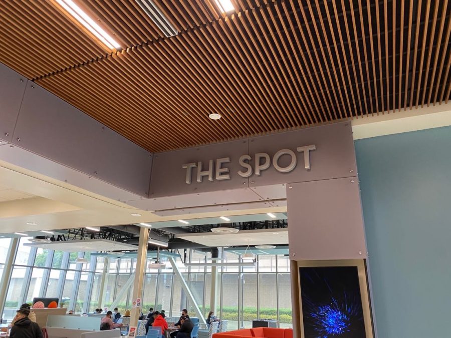The Spot, located at the Johnson Center, is one of the best places for students to have a good time or catch up on homework.