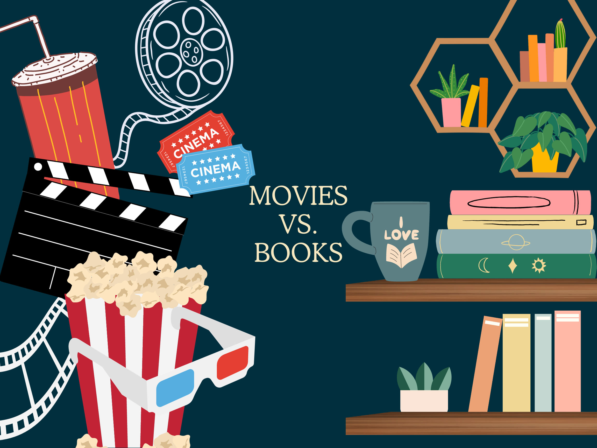 Books and movies have different factors that tell stories in distinct and entertaining ways. Which medium is considered superior?