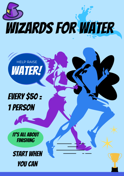 Join Wizards for Water: train for a half marathon, fundraise for those without water, make a difference in your health, and others lives.