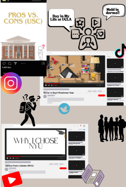 With the rising influence of social media on showcasing schools, high school seniors find themselves browsing over multiple posts reflecting college life that influence their college decisions.