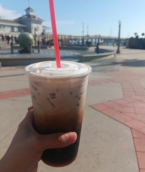 Vanilla iced coffee, a sweet, comforting delight.