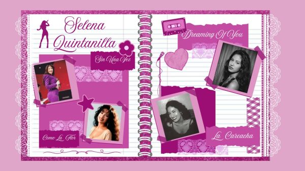 Selena Quintanilla was a Mexican-American artist. She made many hit songs throughout her career(shown in the image). Even after her death, her legacy and songs continue to thrive.