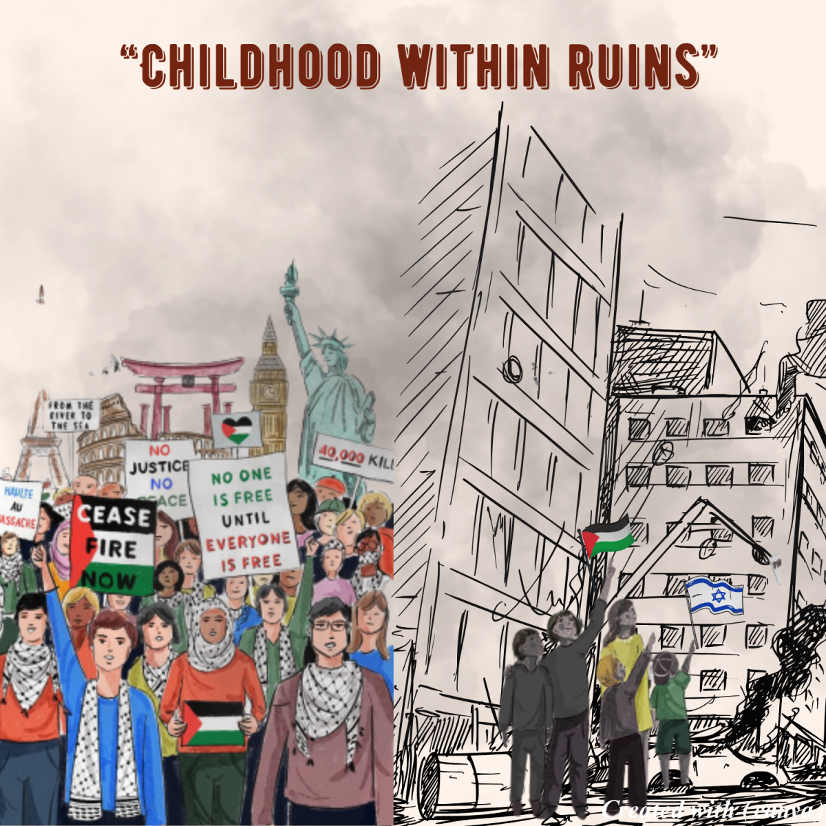 Israeli and Palestinian children are losing their schools, safety, and futures as the ongoing conflict in Gaza, the West Bank, and Israel turns classrooms into rubble and dreams into survival, showing how war dehumanizes the youngest and the most vulnerable.  