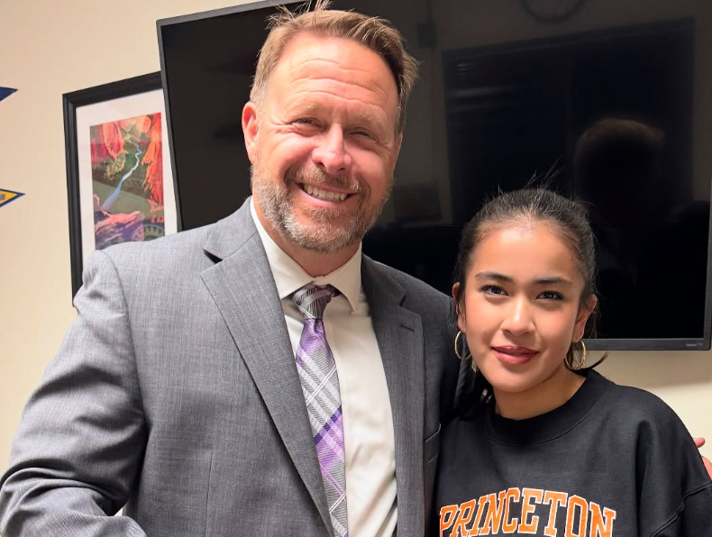 Mr. Voight has made a huge impact on MCHS which of course includes the trajectories of our students.  Alumna Paola Sanchez is attending Princeton this fall.  We couldn't have done it without you, Mr. Voight!