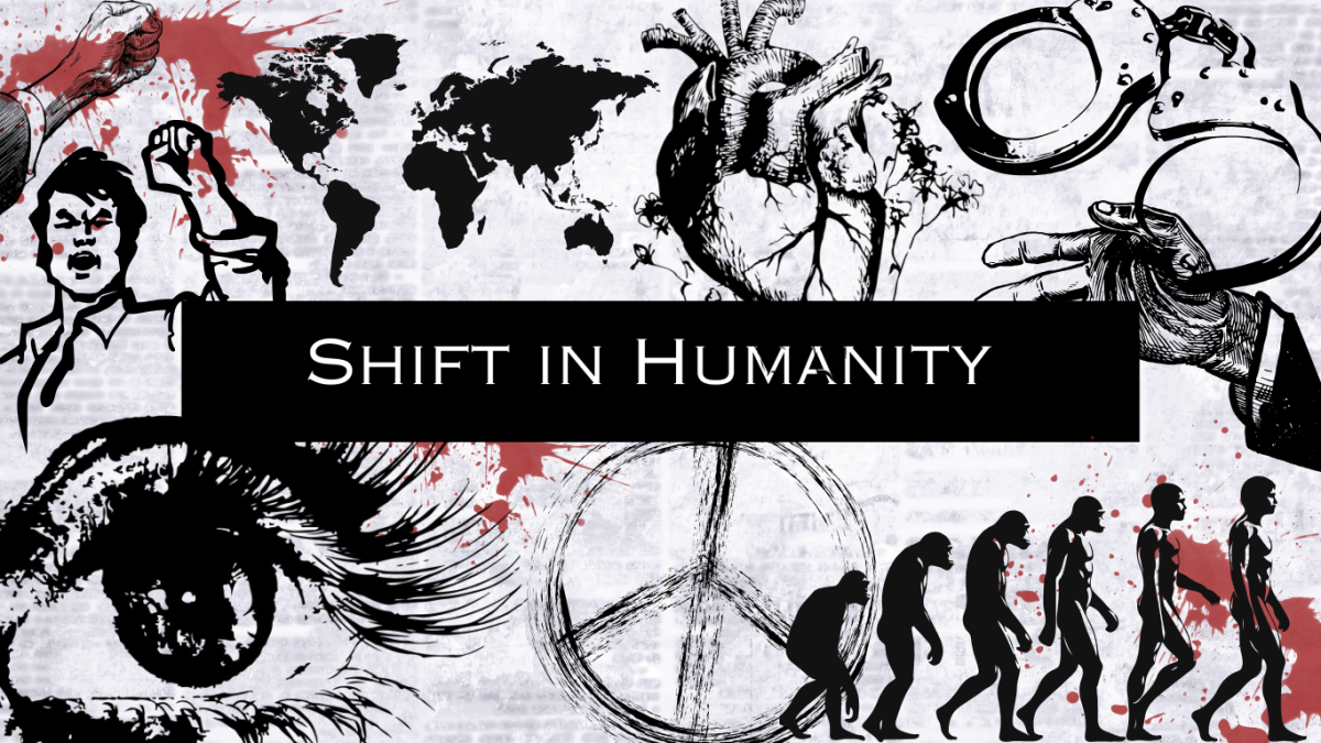 As time passes, humanity continues to change and evolve.