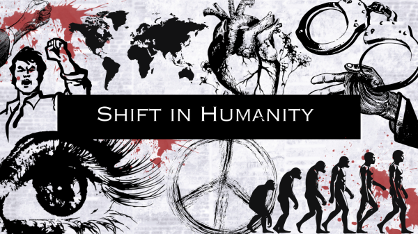 As time passes, humanity continues to change and evolve.