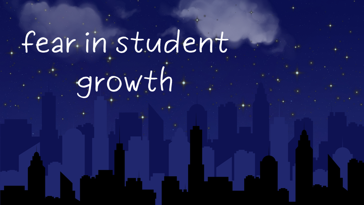 Fear plays a large part for students as they become hesitant to take risks.