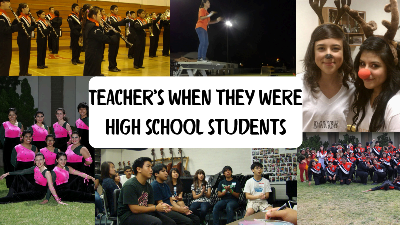 Photos from AVID 9 teacher, Ms.Villalpando, from her high school years in her perspective.