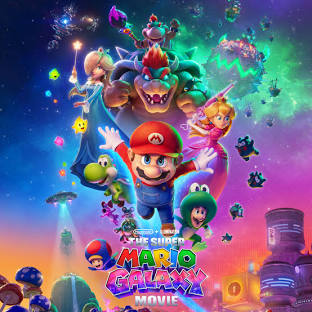Official Movie poster for the 2026 released movie ‘The Super Mario Galaxy Movie’, starring the characters of the Super Mario game.